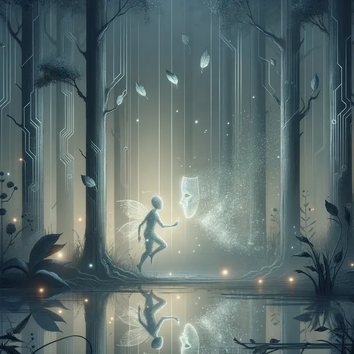 Illustration for Playing Puck